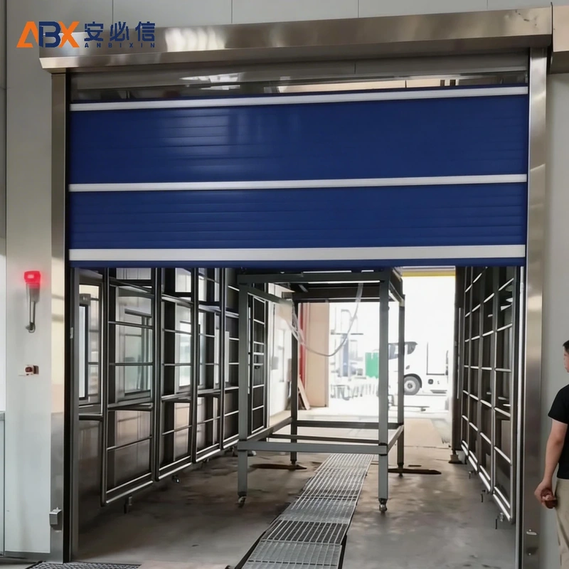 南昌南站街道PVC快速门